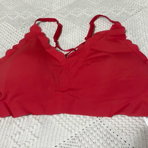 Bra/top M/L like new, red