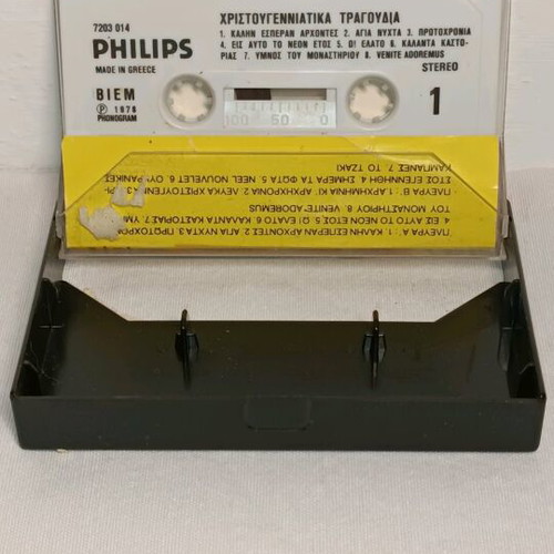 Christmas songs cassette used