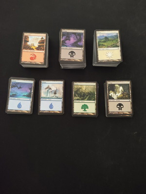 Magic: The Gathering Basic Lands lot used, 300+ cards