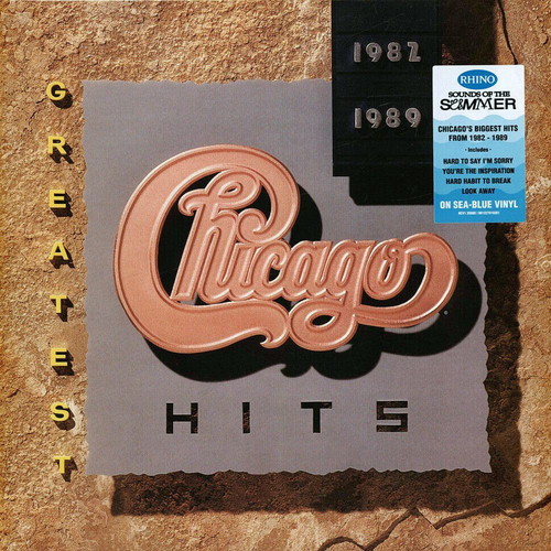 Chicago Greatest Hits 1982-1989 Sea-Blue Vinyl LP brand new