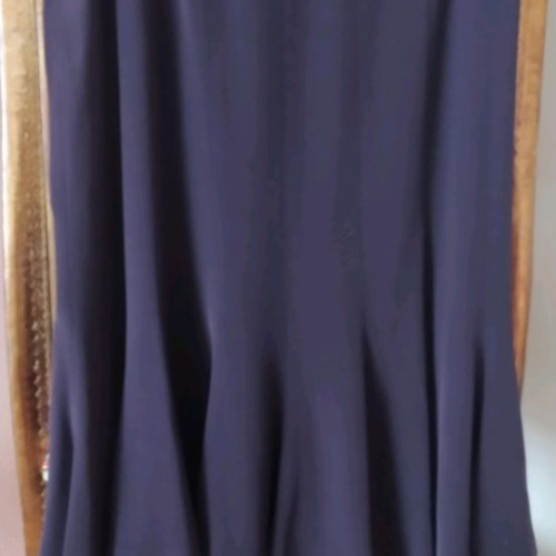 Vintage set skirt blouse used, georgette with satin fabric