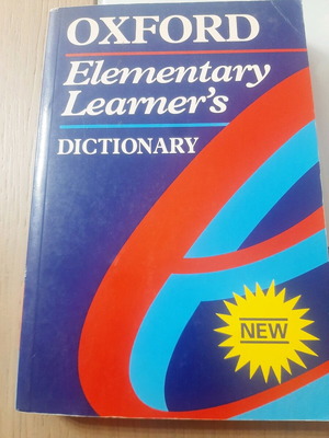 Elementary Learner's Dictionary English like new, missing first page