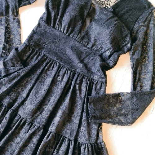 Women's lace dress new, black, for every occasion