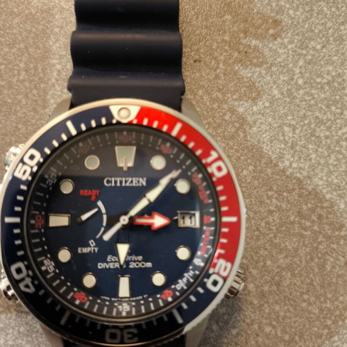Citizen Pro Master Echo Drive Diving Watch 200m like new