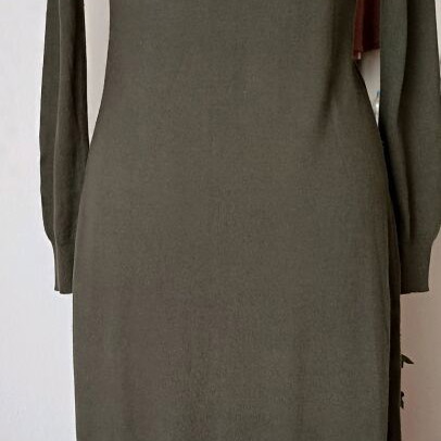 Combos knitwear dress used, green, size S