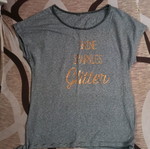 T shirt κορίτσι μέγεθος 14 μαύρο σαν καινούργιο