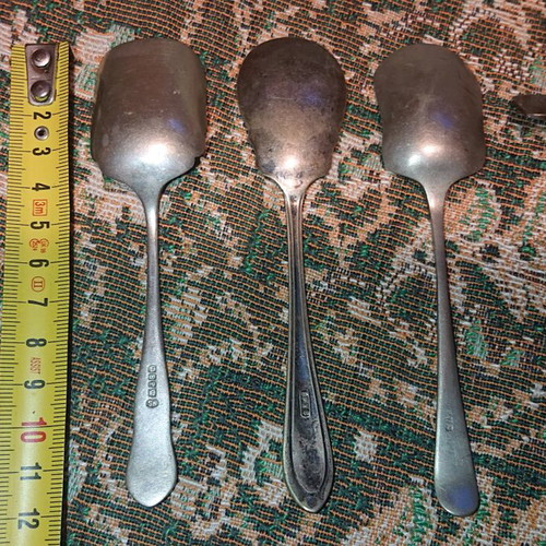 Old spoons used with markings