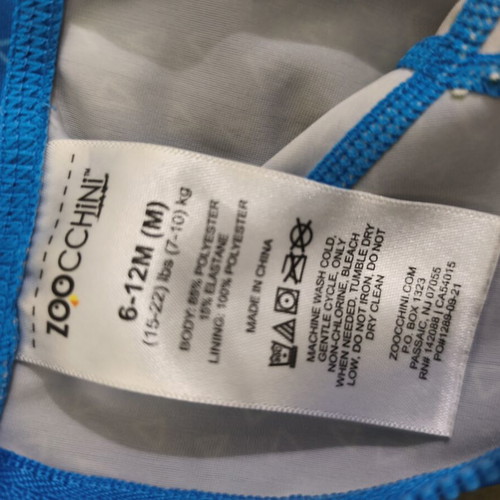 Zoocchini Baby Swimsuit UV50+ Like New 6-12 Months