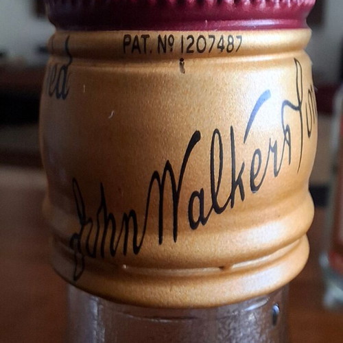 Φιάλη whiskey Johnnie Walker δεκαετίας 1970 καινούργια, σφραγισμένη
