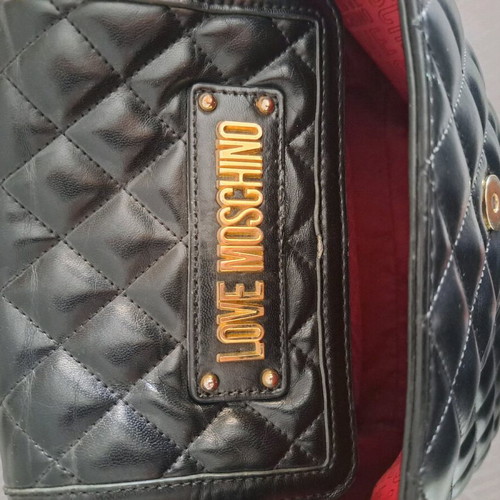 Love Moschino black backpack like new