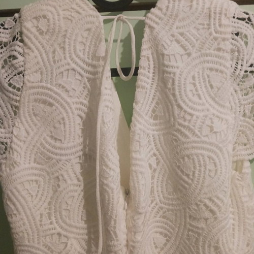 White dress new, size L / 40 / 12