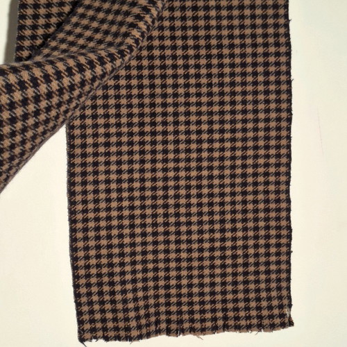 Checked scarf brown dark blue like new
