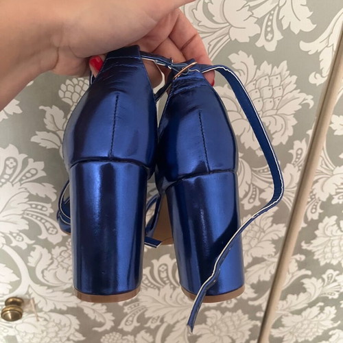 Blue sandals new, size 41