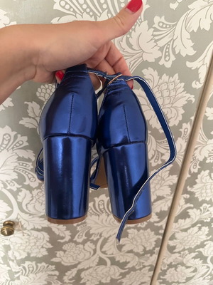 Blue sandals new, size 41