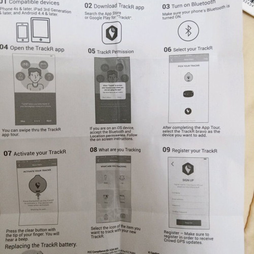 TrackR bravo Bluetooth tracker like new, 2 pieces available