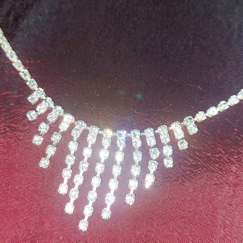 Vintage necklaces with stones like new, pack of 2