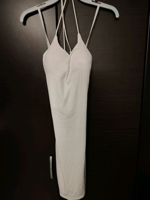 Summer dress used, size S, white