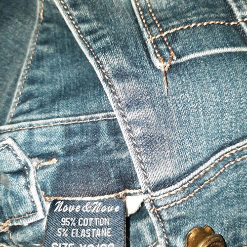 Denim overalls like new, size M 38, blue