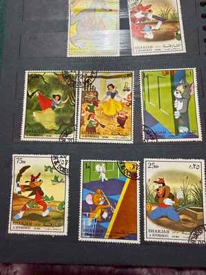 Disney stamps sealed, 39 pieces, like new