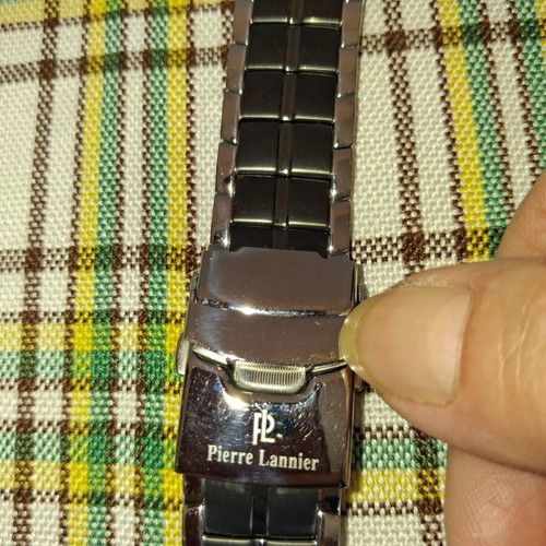 Pierre Lannier Two-Tone Bracelet like new, stainless steel, 22mm