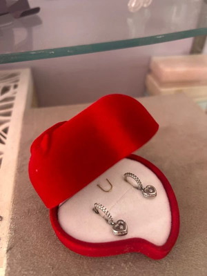 Silver earrings, real silver