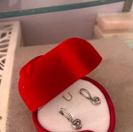 Silver earrings, real silver