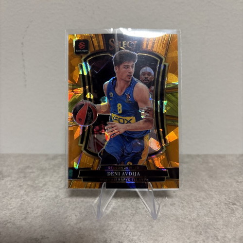 2025-26 Panini Select EuroLeague Orange Ice Prizm #198 Deni Avdija Maccabi card