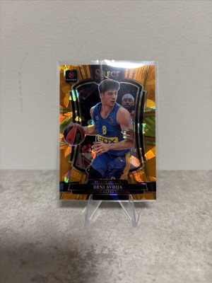 2025-26 Panini Select EuroLeague Orange Ice Prizm #198 Deni Avdija Maccabi card