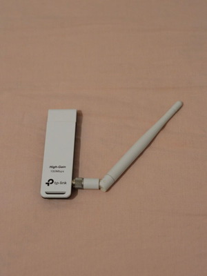 TP-LINK TL-WN722N WiFi USB adapter 150Mbps used, detachable antenna