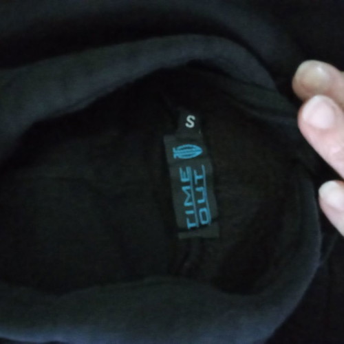 Time Out men's tracksuit used, size small, black
