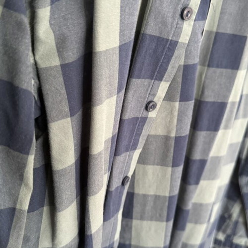 Pull & Bear Shirt XL used, cotton blue green regular fit