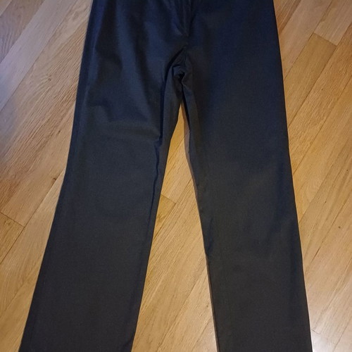 Marks & Spencer pants dark olive used, straight cut, cotton blend