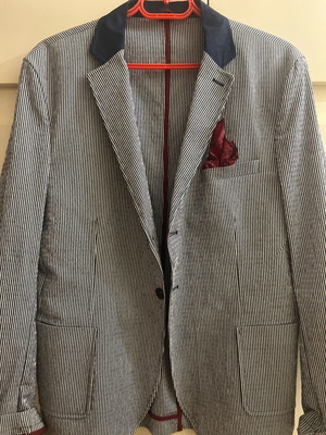 Jacket new gray size L with unique features