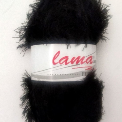 Lama Perla knitting yarn new, 18 furry threads, 100% polyester