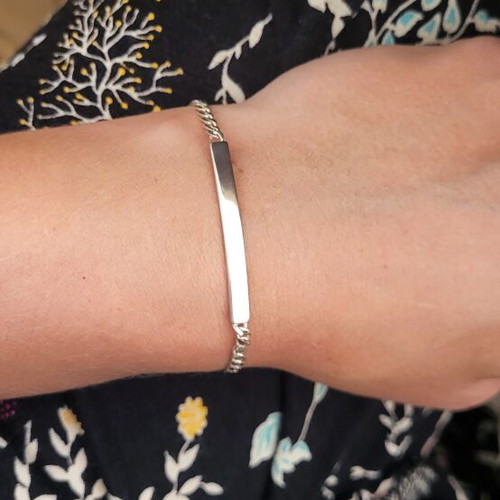 Silver bracelet 925, length 19 cm