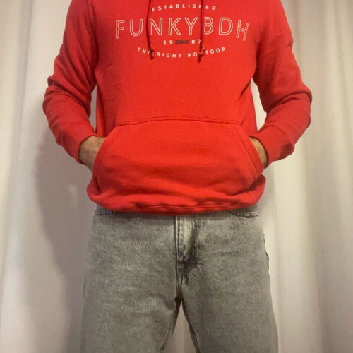 Red hoodie Funky Buddha new, size M