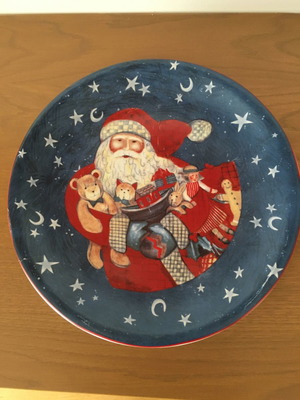 Christmas platter new, 28 cm diameter