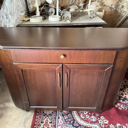 Wooden buffet console semi-circular design like new