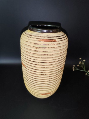 Relief vase from German ceramics new
