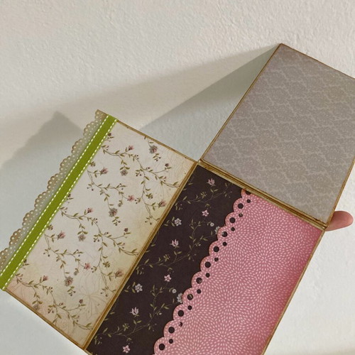Handmade opening card new with scrapbooking