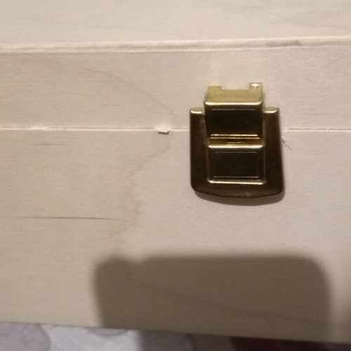 Wooden box for four drinks like new from Cellier