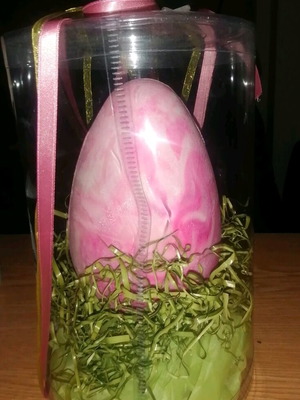 Large handmade chocolate egg new