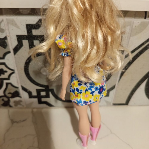 Barbie Fashionistas Doll #208 with Down Syndrome used, missing necklace