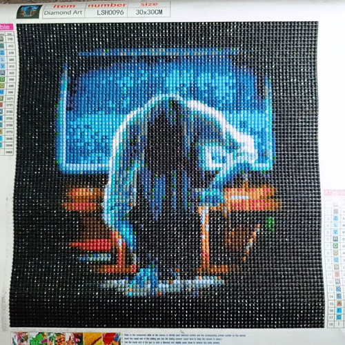 Diamond painting The ring complete painting board like new 30x30