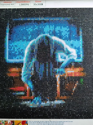 Diamond painting The ring complete painting board like new 30x30