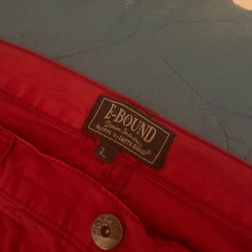 Red pants used size L