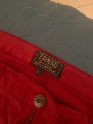Red pants used size L