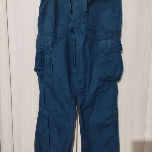 Cargo pants for 13-year-old boy like new, blue, size 158 cm
