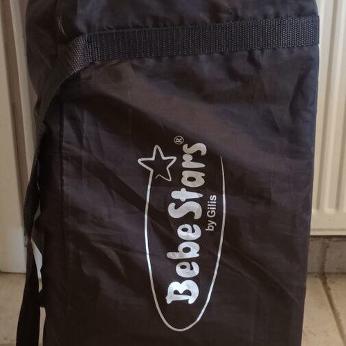 BebeStars Nobby aluminum playpen like new, 2-level with mosquito net