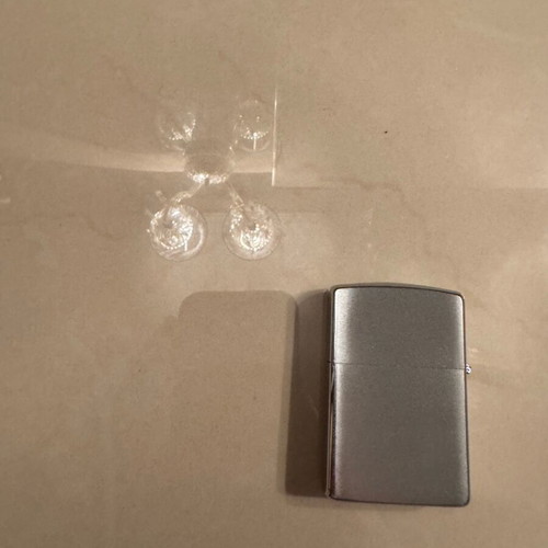 Zippo collectible lighter new with Department of Justice DOJ FBI case